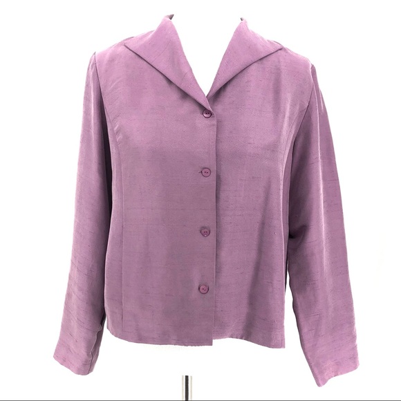 Eileen Fisher Dresses & Skirts - Eileen Fisher Lavender Purple 2 Piece 100% Silk Skirt Set